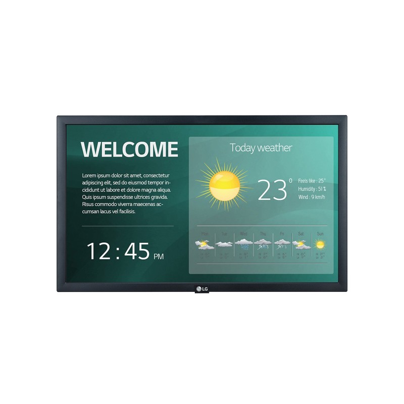 LG 22SM3G-B Signage Display Digital signage flat panel 54.6 cm (21.5&quot;