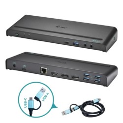 i-tec USB-C / USB 3.0 3x 4K Universal Docking Station, 2x DP, 1x HDMI