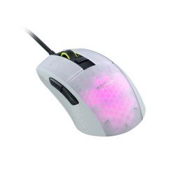 ROCCAT Burst Pro Optisk Kabling Hvid