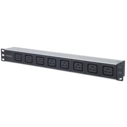 19&quot; 1U Rackmount 8-Output C19 Power Distribution Unit (PDU) - With Re