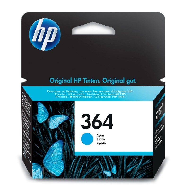 364 Cyan Original Ink Cartridge - Standard Yield - Dye-based ink - 30