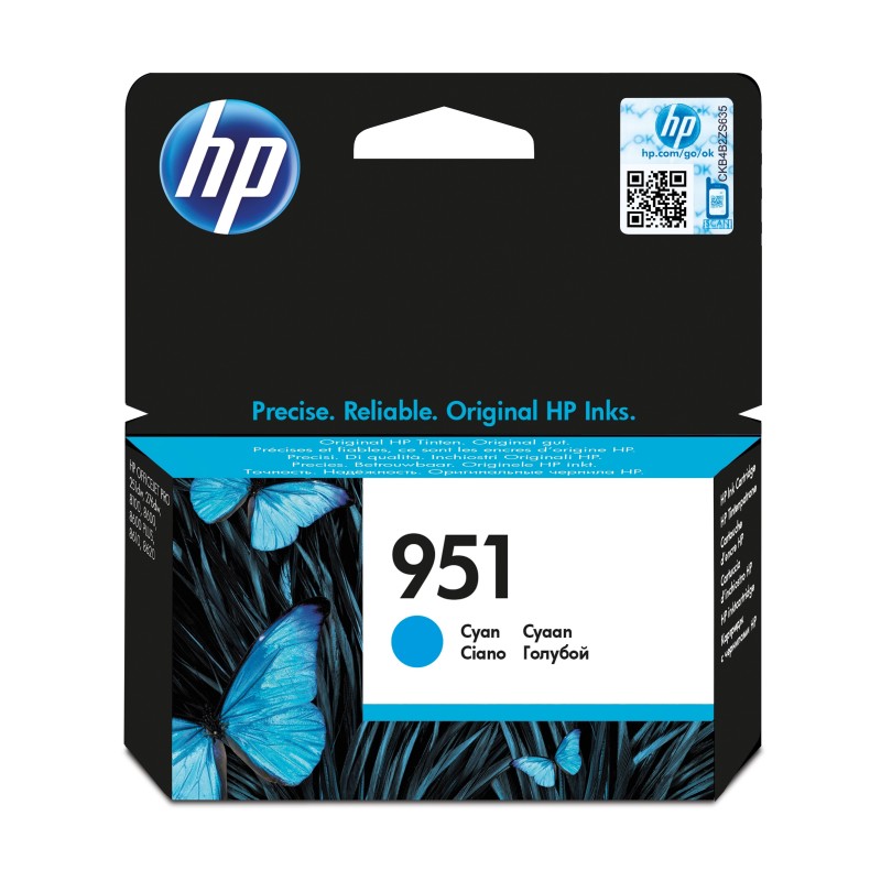 HP Cartuccia originale inchiostro ciano 951 (HP 951 - 8.5 ml - ciano 