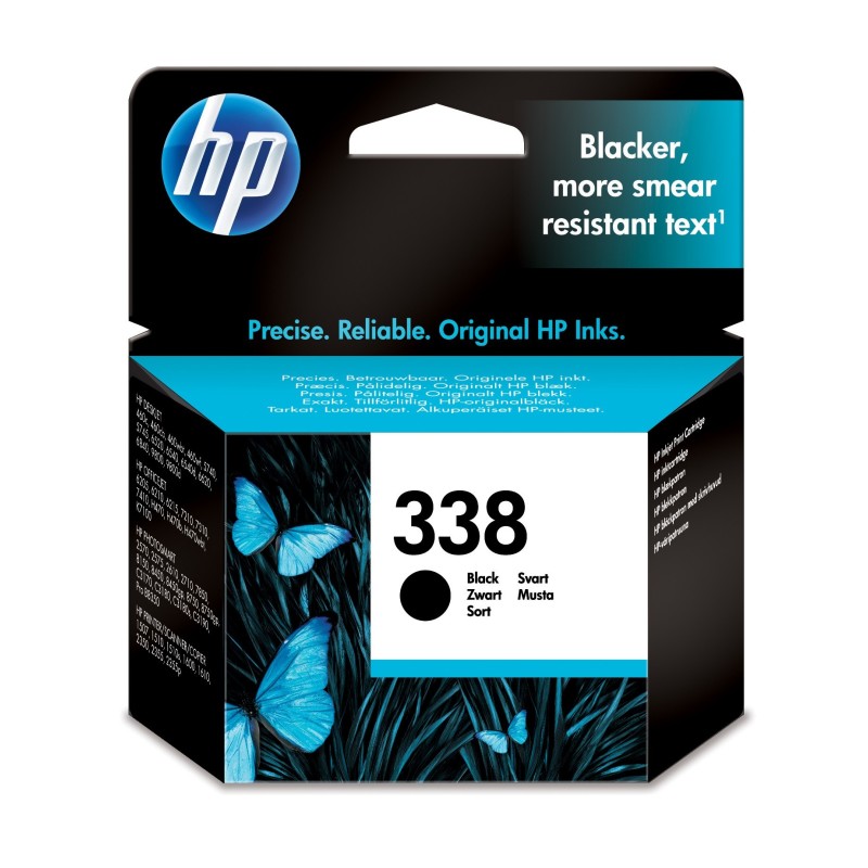 338 Black Inkjet Print Cartridge - Original - Dye-based ink - Photo b