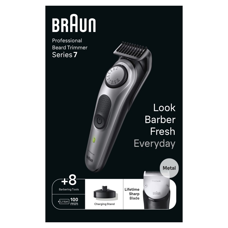 Braun BT7420 Series 7 Barttrimmer, Trimmer/Haarschneider