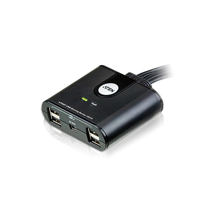 ATEN US424 USB sharing switch til periferiudstyr 4 porte USB