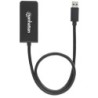 Manhattan Videoadapterkabel HDMI / USB 60cm Sort