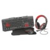 Trust Ziva 4-in-1 Gaming Bundle Tastatur, mus, headset og musepudes&Atilde;