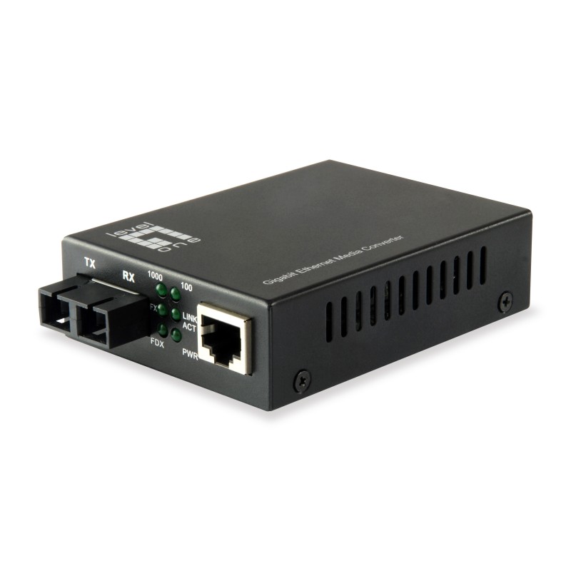 LevelOne GVT-2002 Fibermedieomformer Ethernet Fast Ethernet Gigabit E