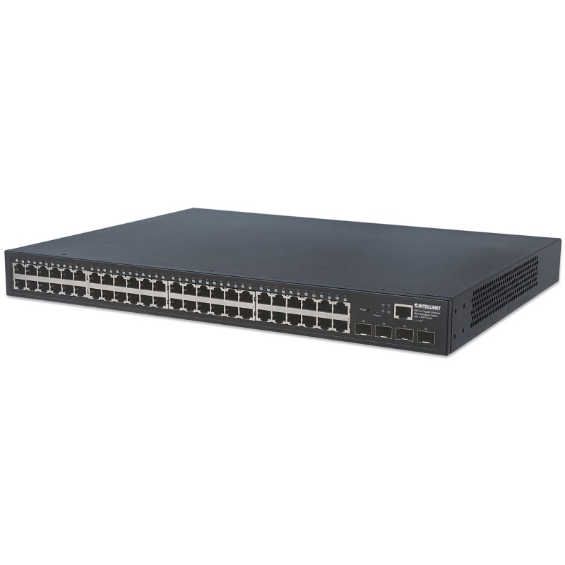 Intellinet 4 Web-Managed 4 SFP Ports, 48 x Mbps RJ45 Ports 4 x SFP, I