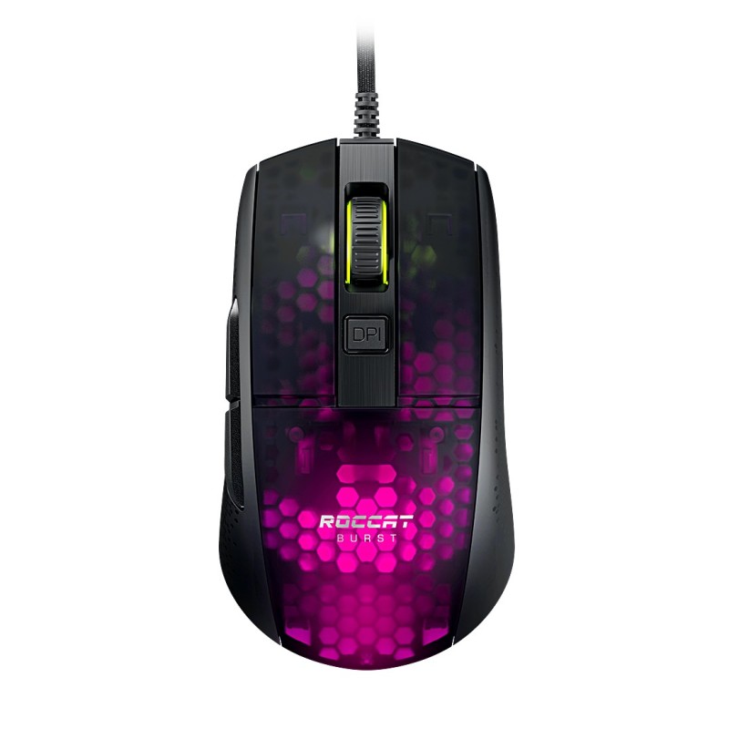 ROCCAT Burst Pro Optisk Kabling Sort