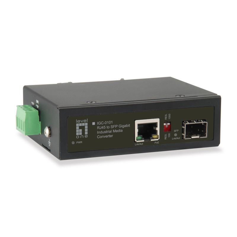 LevelOne IGC-0101 Medieoms&Atilde;&brvbar;tter Ethernet Fast Ethernet Gigabit Eth