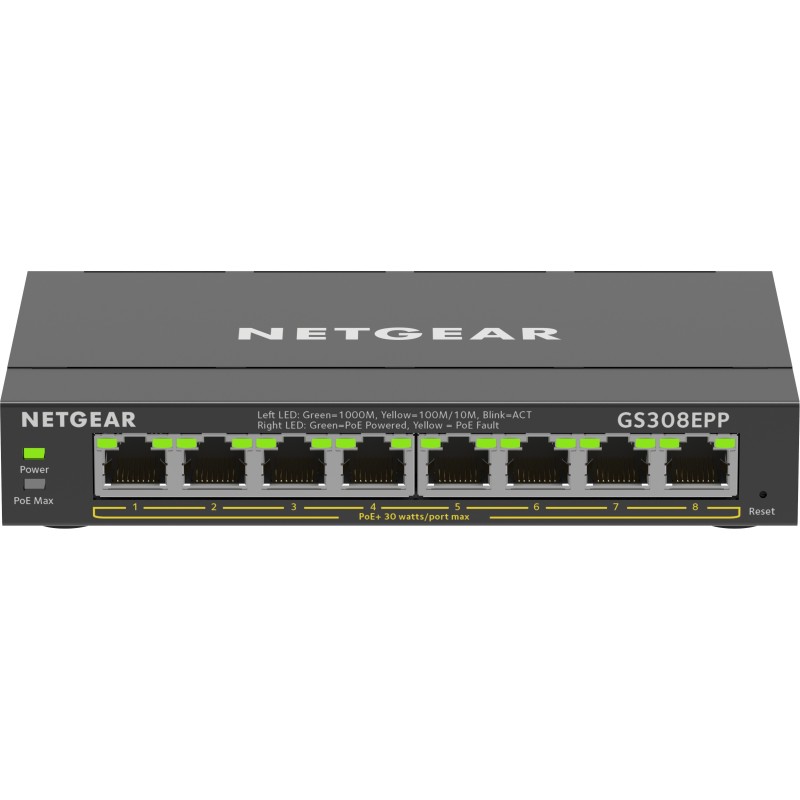 NETGEAR GS308EPP Switch 8-porte Gigabit PoE+