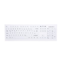 CHERRY AK-C8100 Keyboard white 2,4GH DE,kabellos,m.Nummernblock+Curso