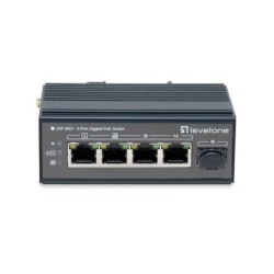 LevelOne IGP-0501 Switch 5-porte Gigabit PoE+