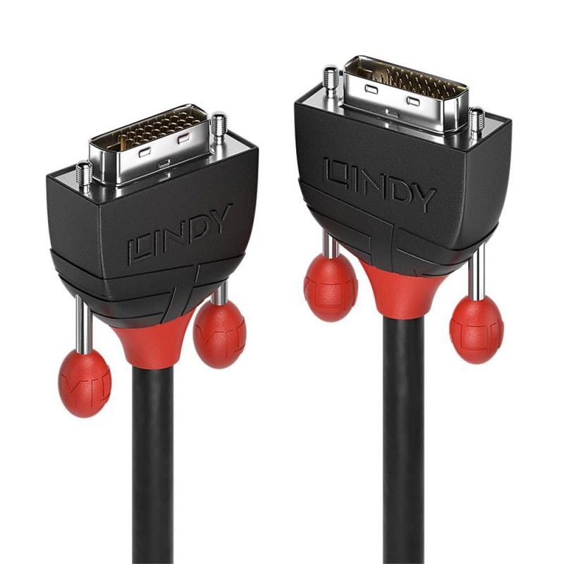 Lindy 36253 cavo DVI 3 m DVI-D Nero 3M DVI-D DUAL LINK CABLE BLK LIN