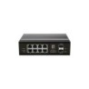 LevelOne Switch 10Port Gigabit PoE DIN-Rail,-40ÃÂ°C to 75ÃÂ°C