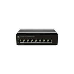 LevelOne IFS-0801 8-Port Fast Ethernet Industrial Switch DIN-Rail -30