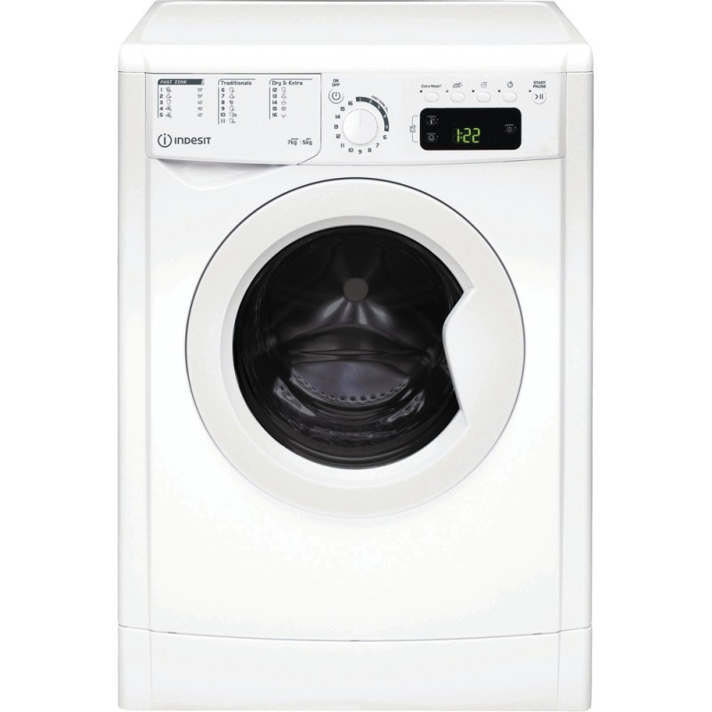 Indesit EWDE 751451 W EU N Vaske-/ t&Atilde;&cedil;rremaskine Vaske-/ t&Atilde;&cedil;rrema