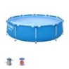 Bestway 56679 Steel Pro Frame Pool-Set mit Filterpumpe 305x76cm rund 