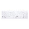 Wireless Hygiene Desktop Keyboard Sealed - Wireless - QWERTY - White