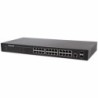 Intellinet 24-Port Network , 24-Port (RJ45), Rackmount, , 4 SFP, Web-