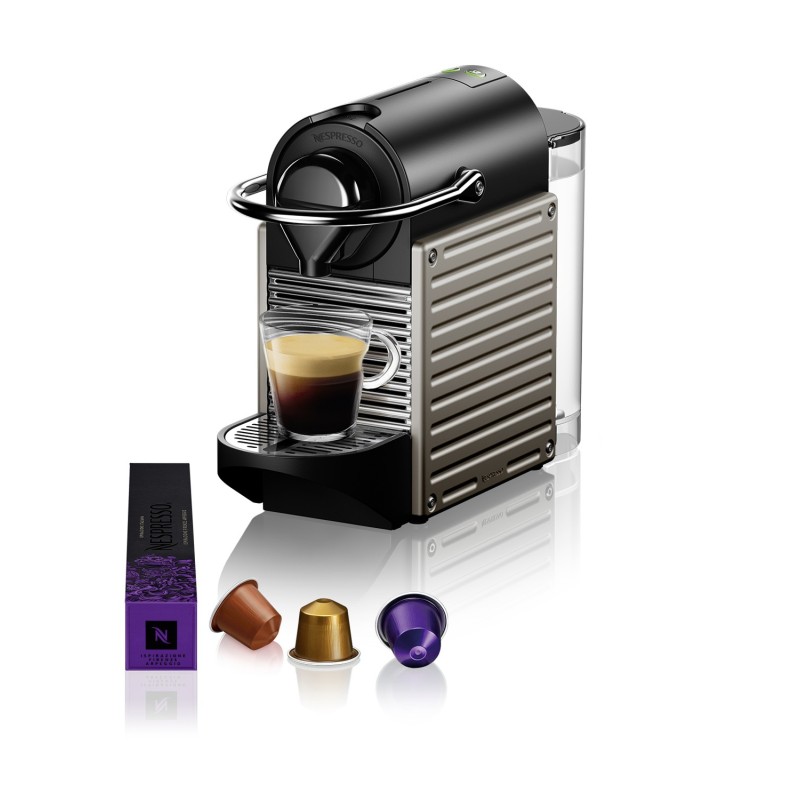 Macchina da caff&egrave; Krups Nespresso Pixie *titanio*