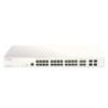 D-Link Switch 24G 4SFP PoE 370W Nucl 24x10/100/1000 4xSFP PoE Nuclias