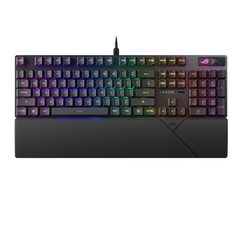 ASUS ROG Strix Scope II RX Tastatur Optisk mekanisk Per-key RGB Kabli