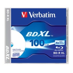 Verbatim BD-R XL 100GB/2-4x Jewel Case (1 disco) Superficie stampabil