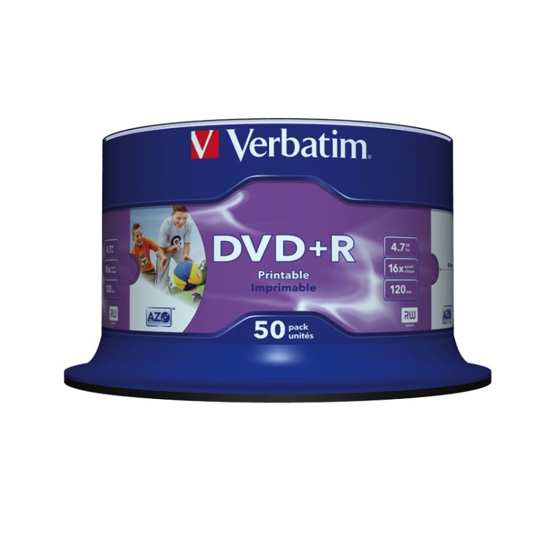 DVD+R printable 16X Wide 4.7GB