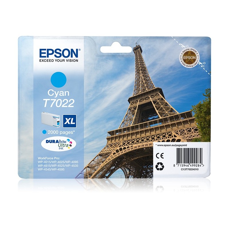 CARTUCCIA EPSON T7022 CIANO