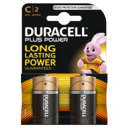 PILE DURACELL 1/2TORCIA C PLUS 100 2Pz