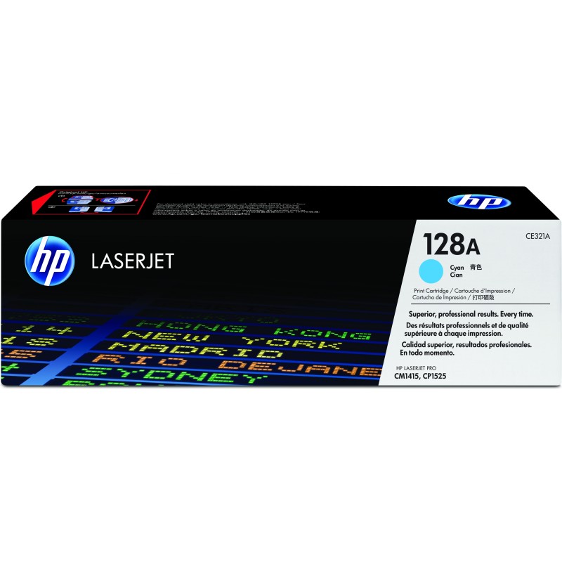 TONER HP CIANO LASERJET CP 1525N CE321A