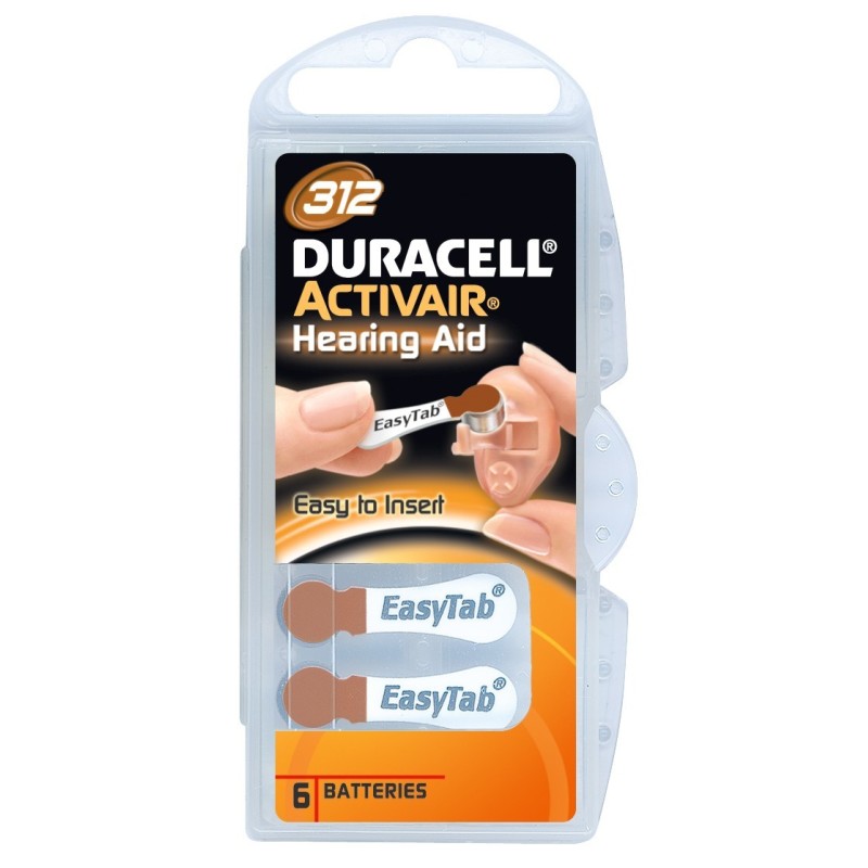 PILE DURACELL EASY TAB 312 MARRON ACUSTI