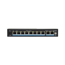 SWITCH POE+ 8P 10/100FE+2PUPLINK GIGABT