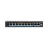 SWITCH POE+ 8P 10/100FE+2PUPLINK GIGABT