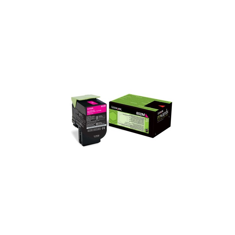 TONER LEXMARK MAGERNTA 80C20C0 1.000 PAG