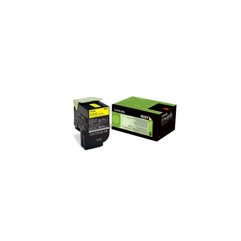 TONER LEXMARK GIALLO 80C20C0 1.000 PAG