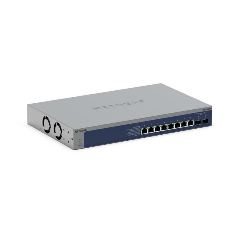 Netgear XS508TM 8-Port 10G/Multi-Gigabit Ethernet Smart Switch mit 2 