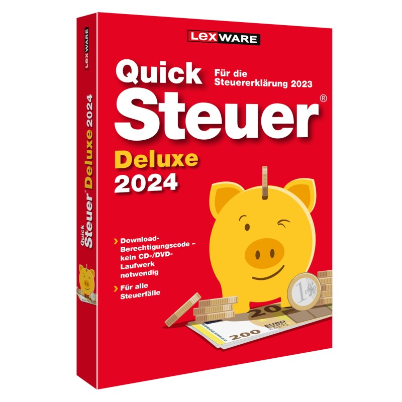 Lexware QuickSteuer Deluxe 2024 (Box)