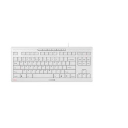 CHERRY STREAM KEYBOARD TKL tastiera USB QWERTY Inglese Bianco (CHERRY