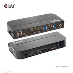 Club 3D CSV-7210 KVM / audio-switch Desktop