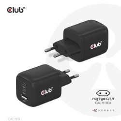 Club 3D 65Watt Str&Atilde;&cedil;mforsyningsadapter