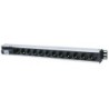 Intellinet Vertical Rackmount 12-Way Power Strip - German Type, With 