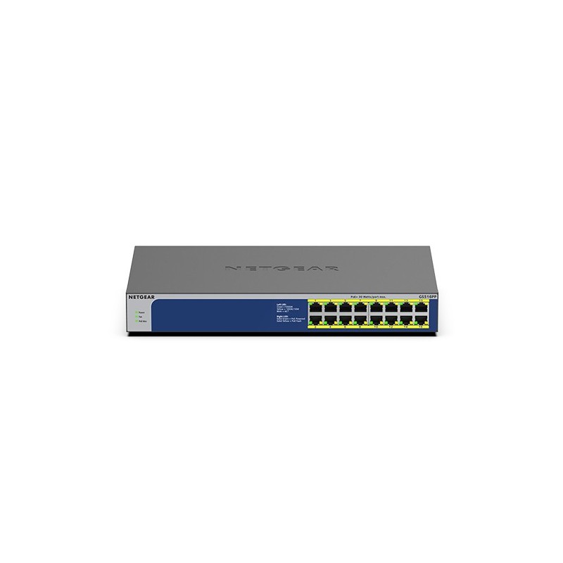 16-Port gig unmanaged switch PoE