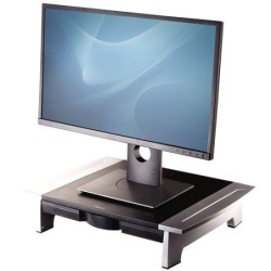 Fellowes Office Suites 71,1 cm (28&quot;) Nero, Argento Scrivania