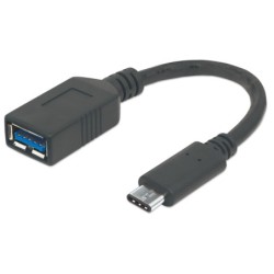 Manhattan 355285 cavo USB 0,15 m USB 3.2 Gen 1 (3.1 Gen 1) USB C USB 