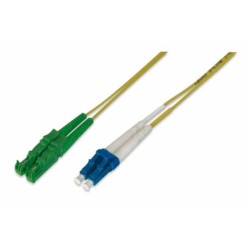 DIGITUS Kabel LWL E2000 auf LC 5,0m Duplex APC zu UPC R+M SM OS2 09/1