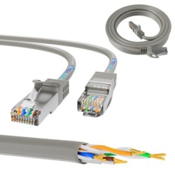 Extralink Kat.5e UTP 0.5m | LAN Patchcord | Coppia intrecciata in rame