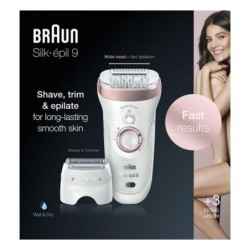 Braun Silk-&eacute;pil 9 720 40 pinzette Rosa, Bianco